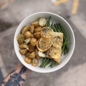 Lemon & Garlic Cod